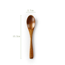 Load image into Gallery viewer, Wooden Spoon Bamboo Cooking Utensil Soup Teaspoon Catering Honey Spoon Multi-spec Coffee Spoon Tableware Kicthen Tools